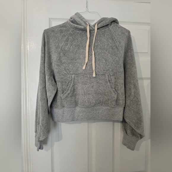 Unsubscribed Cozy Gray Pullover Hoodie Sweater Size X-Small - Picture 1 of 8